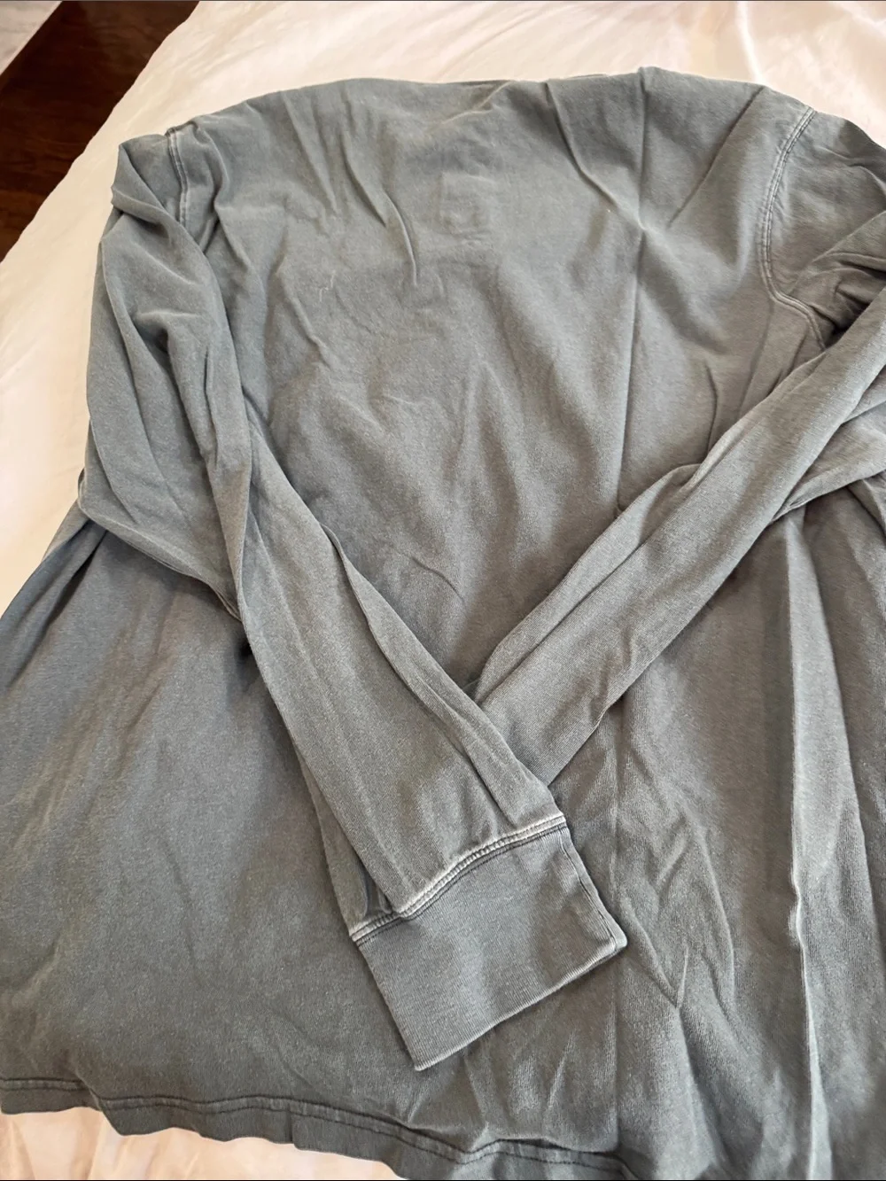 J. Crew Men’s Olive Green Long-Sleeve Henley